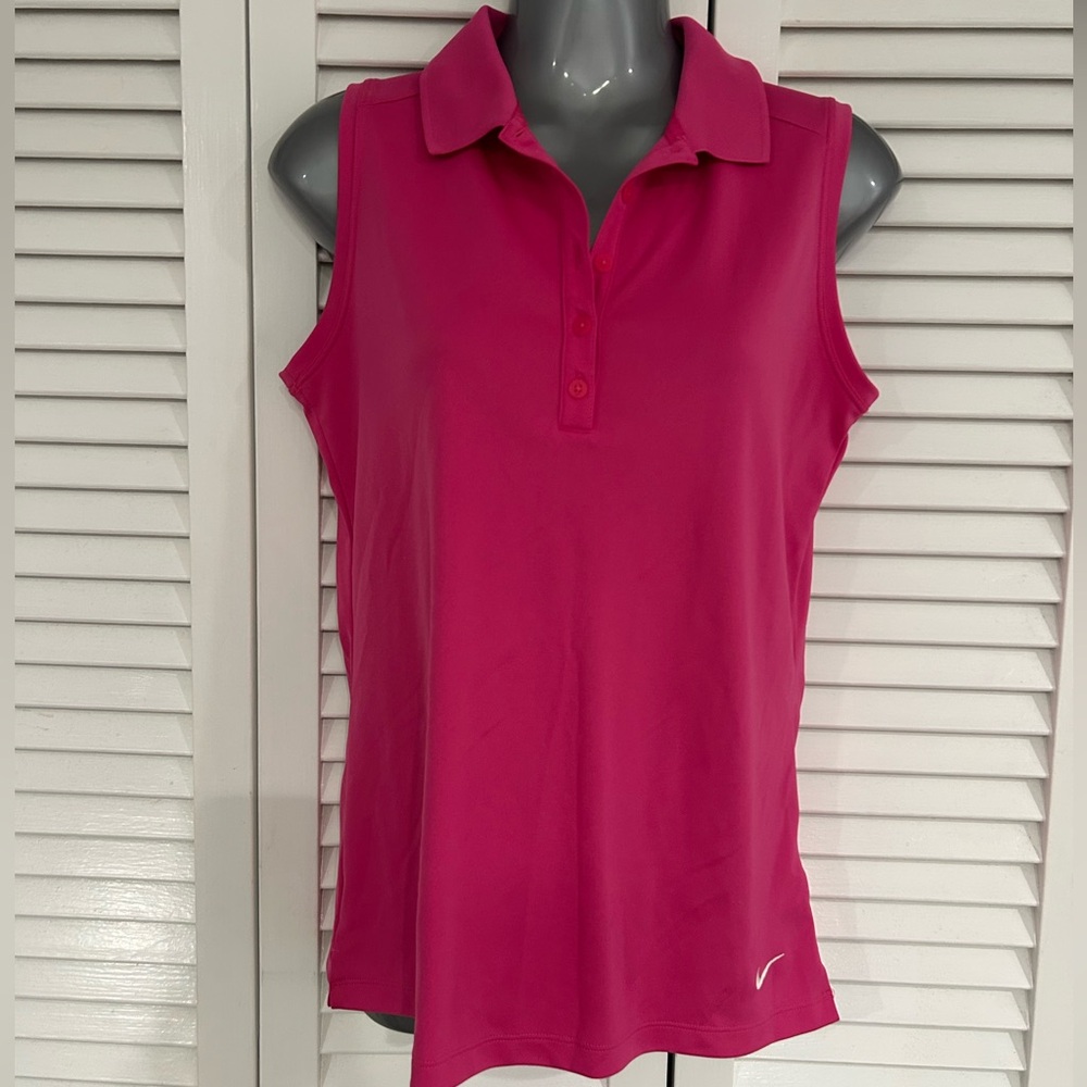 Nike Golf Tour Performance DriFit sleeveless polo- size medium